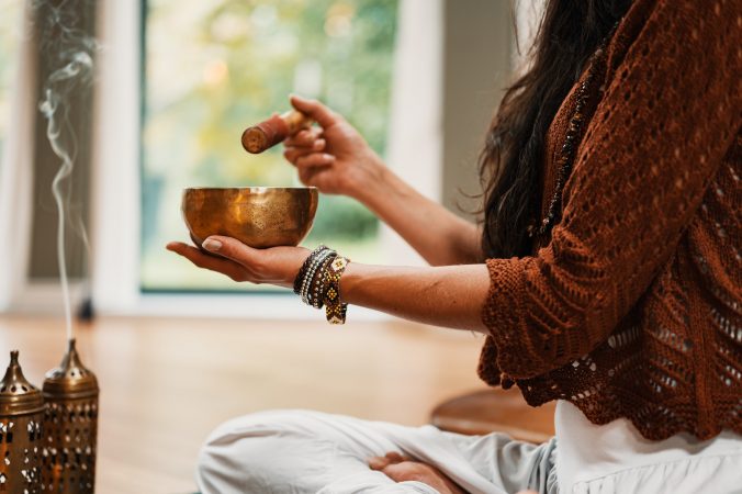 Incense and singing bowl - by Conscious Design